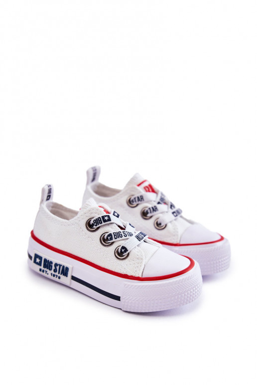 Zapatos de ocio infantil BIG STAR KK374048 blanco