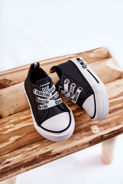 Calzado casual infantil BIG STAR KK374041 Blanco y negro