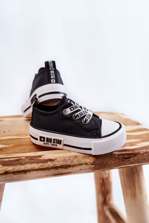 Calzado casual infantil BIG STAR KK374041 Blanco y negro