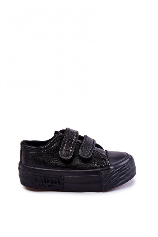 Calzado casual infantil con cierres adhesivos BIG STAR KK374090 negro