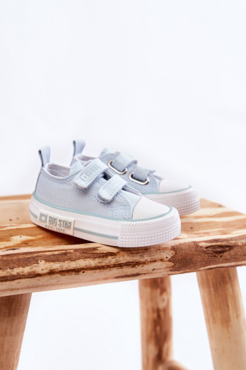 Calzado casual infantil con cierres adhesivos BIG STAR KK374078 color azul