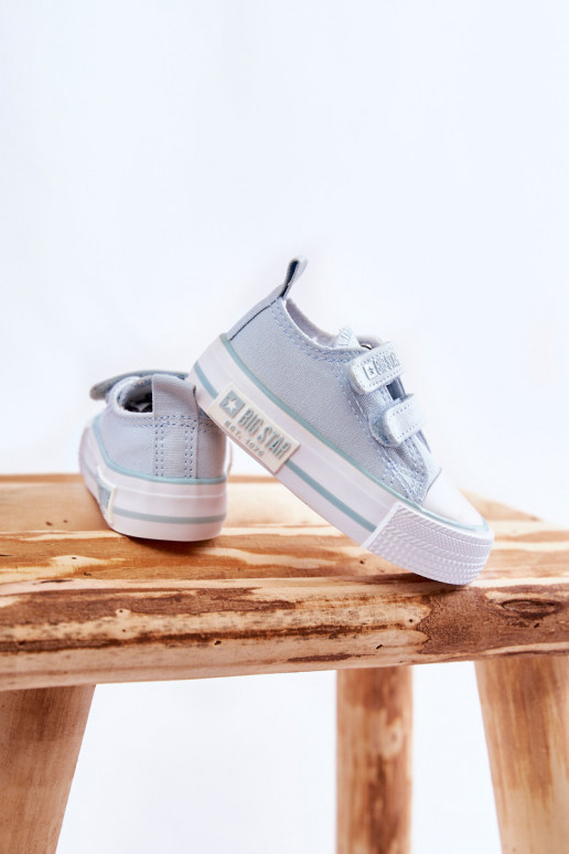 Calzado casual infantil con cierres adhesivos BIG STAR KK374078 color azul