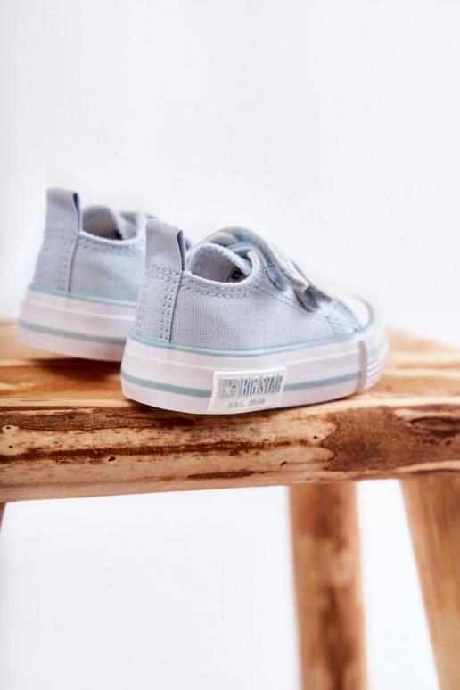 Calzado casual infantil con cierres adhesivos BIG STAR KK374078 color azul
