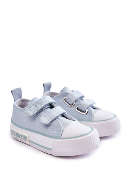 Calzado casual infantil con cierres adhesivos BIG STAR KK374078 color azul