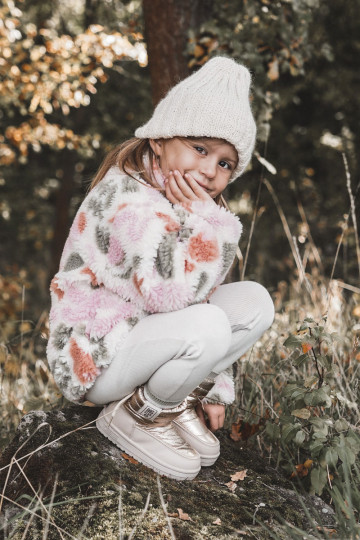 Botas de nieve para niños Big Star KK374221 color beige-oro 2