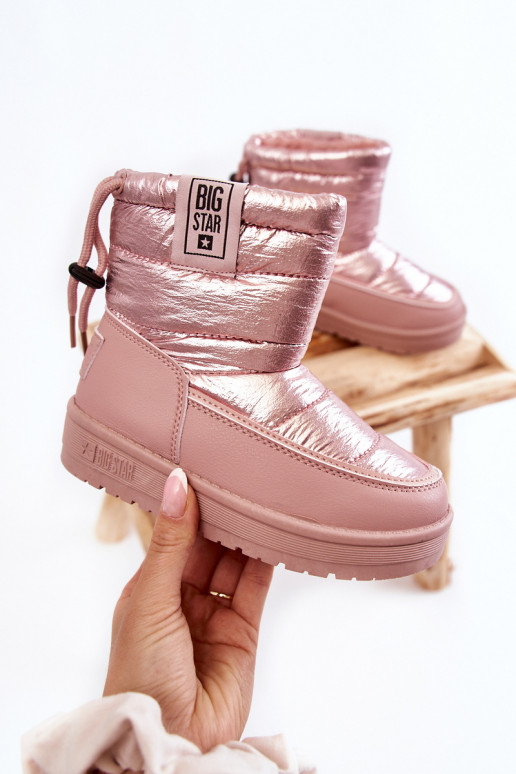 Botas de nieve para niños Big Star KK374219 rosa Botas de nieve para niños Big Star KK374219 rosa