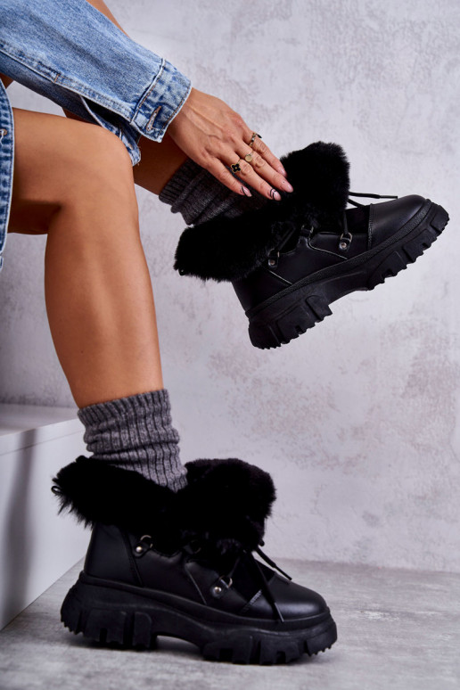 botas calentadas color negro Charles botas calentadas color negro Charles