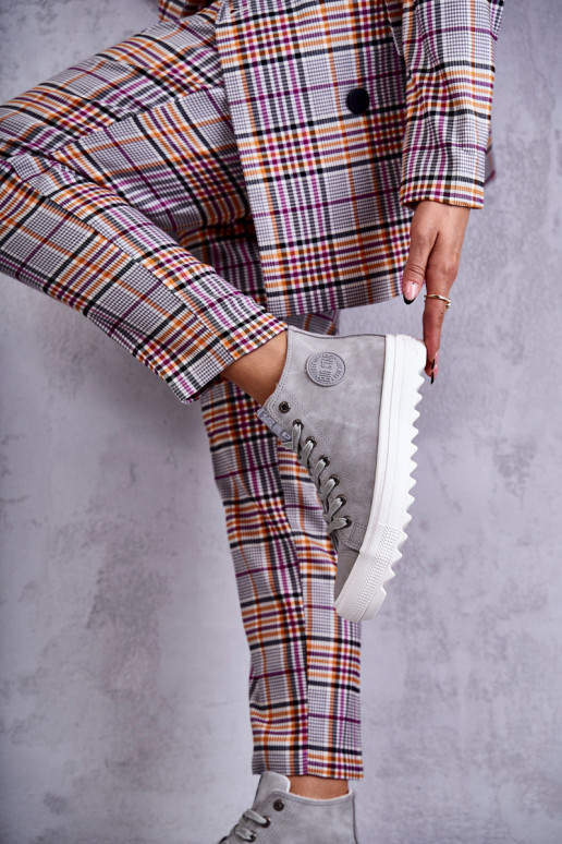 Zapatos de ocio Big Star calentados color gris EE274114