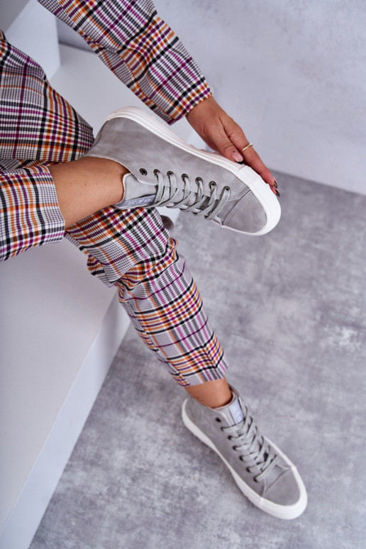 Zapatos de ocio Big Star calentados color gris EE274114