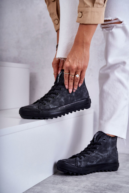 Zapatos de ocio Big Star calentados color negro GG274069