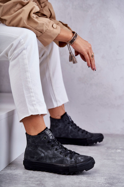 Zapatos de ocio Big Star calentados color negro GG274069