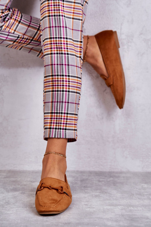 Mocasines con adornos en ante color marrón Santi Mocasines con adornos en ante color marrón Santi