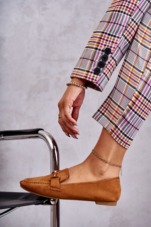 Mocasines con adornos en ante color marrón Santi Mocasines con adornos en ante color marrón Santi