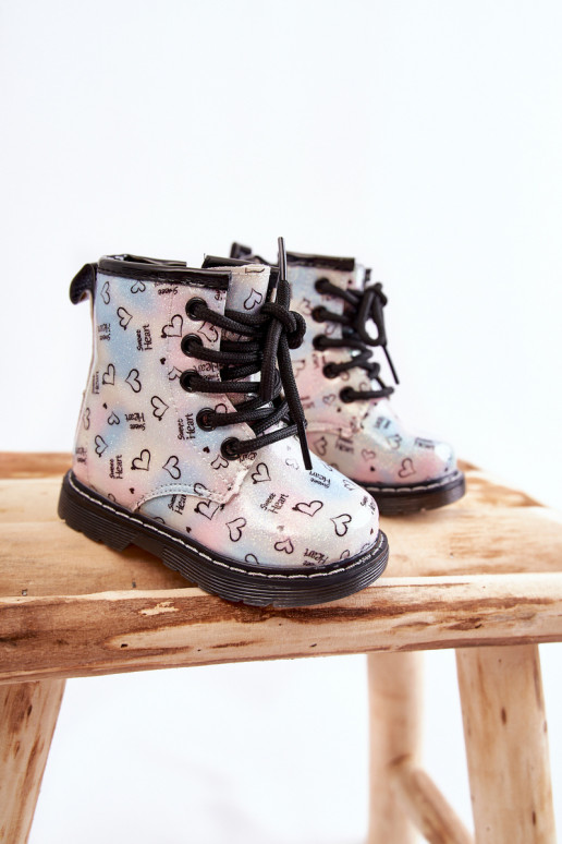 Botas infantiles con purpurina y estampados Reggie en varios colores. Botas infantiles con purpurina y estampados Reggie en varios colores.