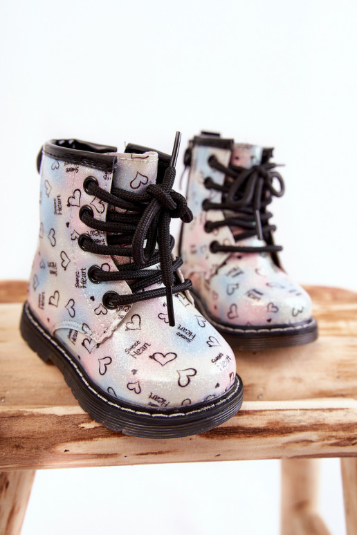 Botas infantiles con purpurina y estampados Reggie en varios colores.