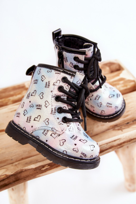 Botas infantiles con purpurina y estampados Reggie en varios colores.