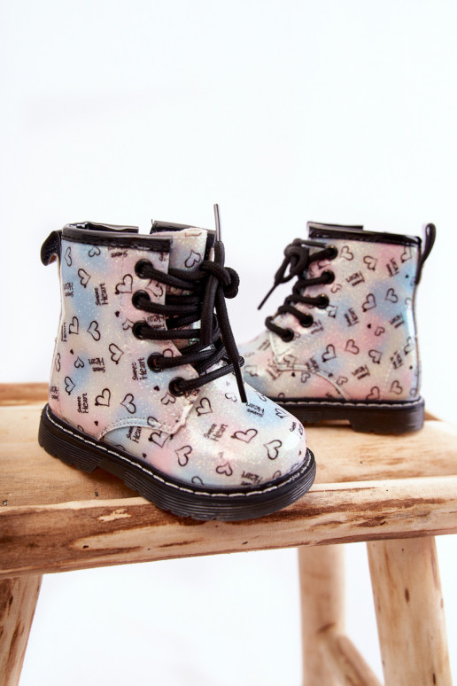 Botas infantiles con purpurina y estampados Reggie en varios colores.