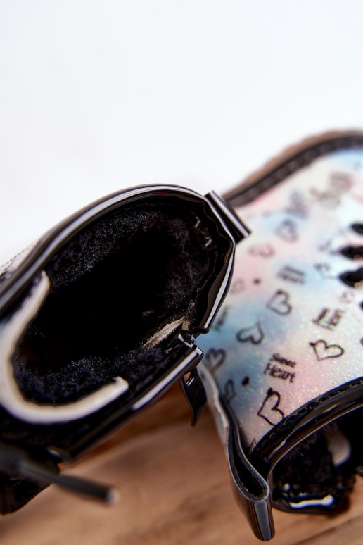 Botas infantiles con purpurina y estampados Reggie en varios colores. Botas infantiles con purpurina y estampados Reggie en varios colores.