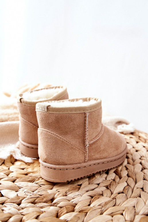 Botas de invierno cálidas para niños beige Gooby
