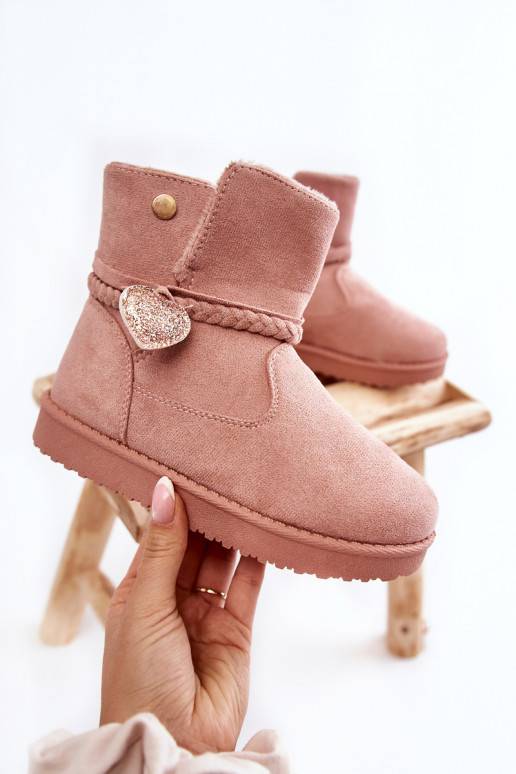 Botas de nieve infantiles en color rosa May. Botas de nieve infantiles en color rosa May.