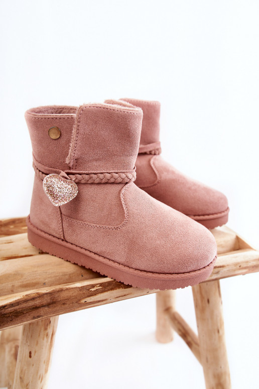 Botas de nieve infantiles en color rosa May.