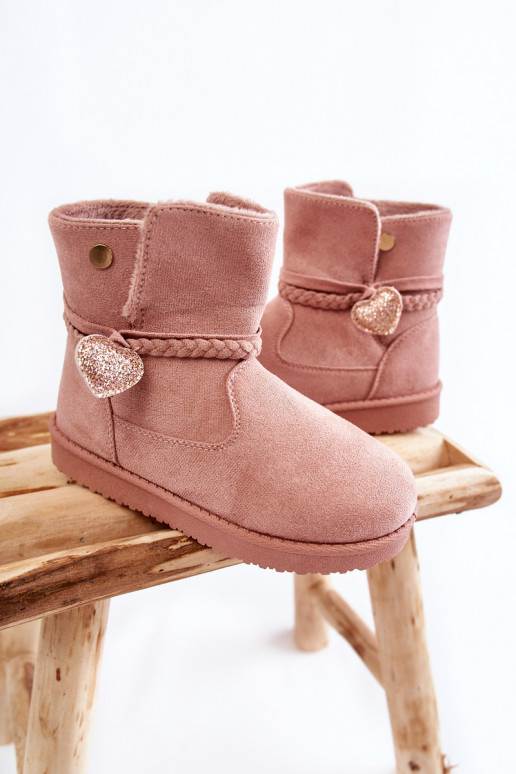 Botas de nieve infantiles en color rosa May. Botas de nieve infantiles en color rosa May.
