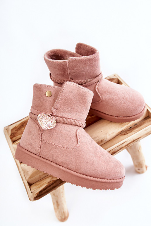 Botas de nieve infantiles en color rosa May.