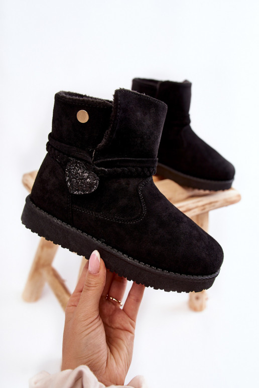 Botas de nieve para niños en color negro May.