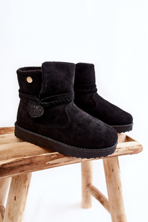 Botas de nieve para niños en color negro May.