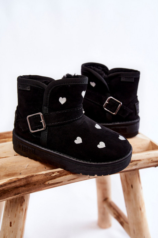 Botas de nieve para niños Big Star KK374243 negro Botas de nieve para niños Big Star KK374243 negro
