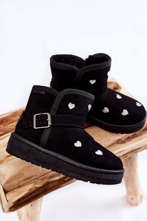 Botas de nieve para niños Big Star KK374243 negro Botas de nieve para niños Big Star KK374243 negro