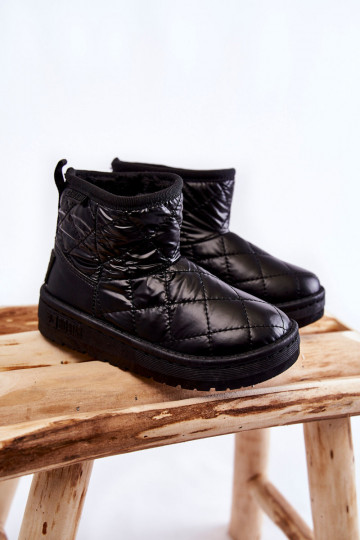 Botas de invierno cálidas para niños Big Star KK374242 negro