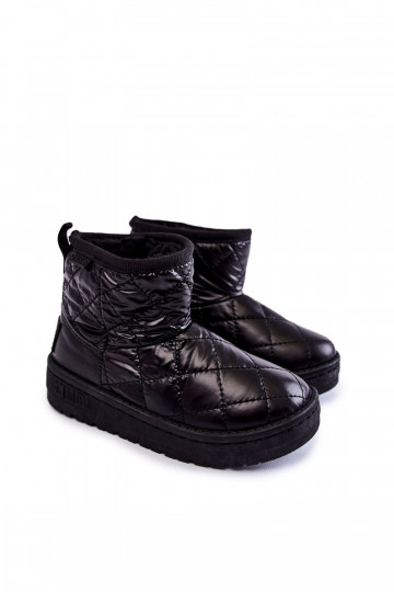 Botas de invierno cálidas para niños Big Star KK374242 negro 2
