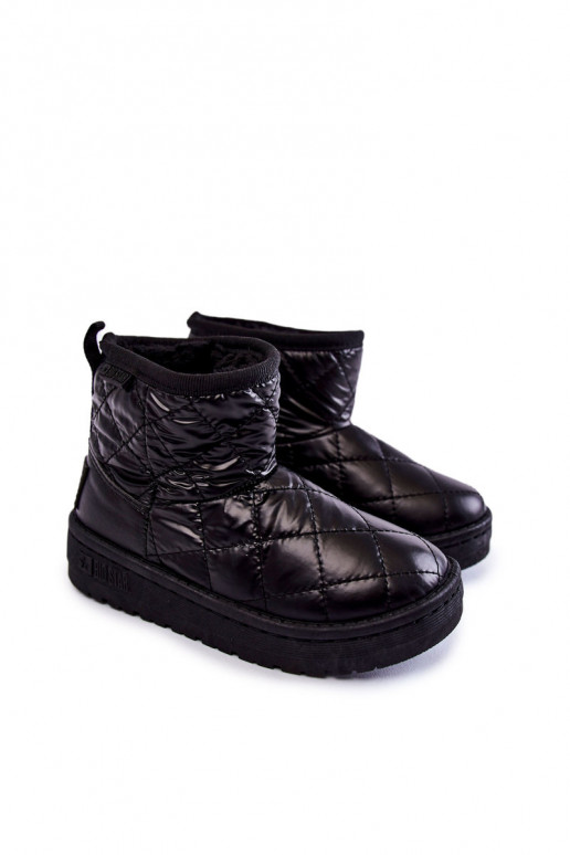 Botas de invierno cálidas para niños Big Star KK374242 negro