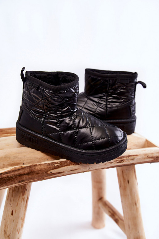 Botas de invierno cálidas para niños Big Star KK374242 negro