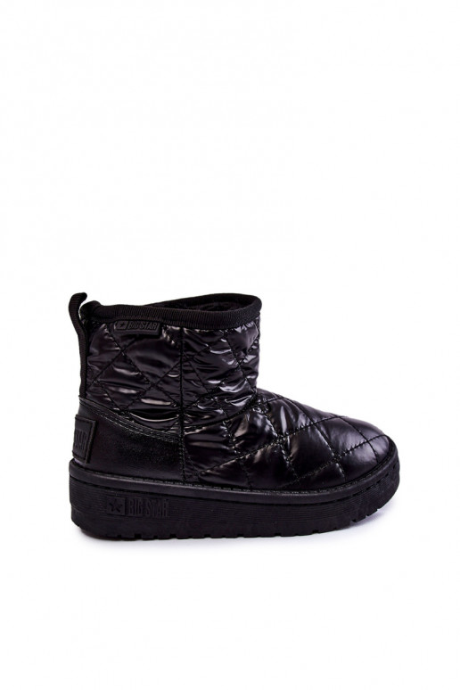 Botas de invierno cálidas para niños Big Star KK374242 negro