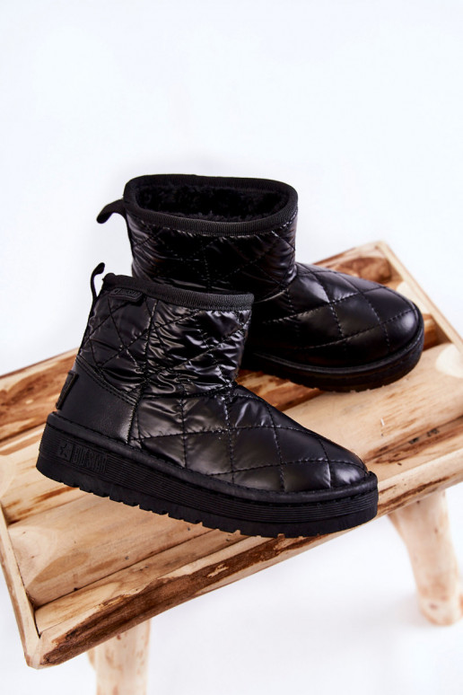 Botas de invierno cálidas para niños Big Star KK374242 negro