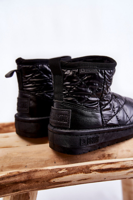 Botas de invierno cálidas para niños Big Star KK374242 negro