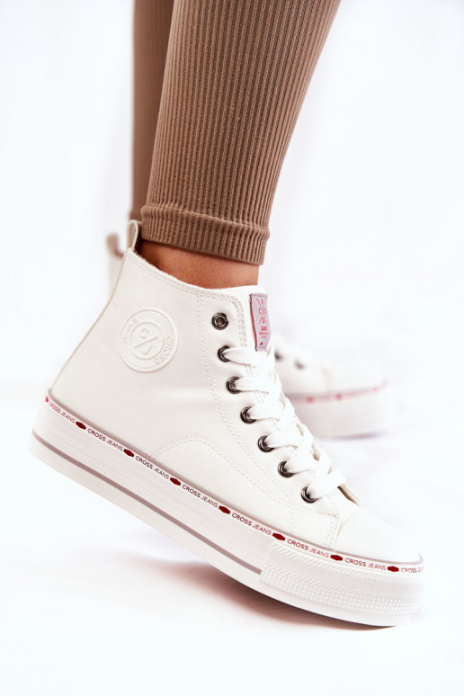 Zapatos casual con suela Cross Jeans KK2R4044C color blanco