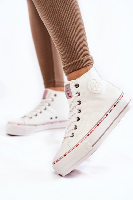 Zapatos casual con suela Cross Jeans KK2R4044C color blanco