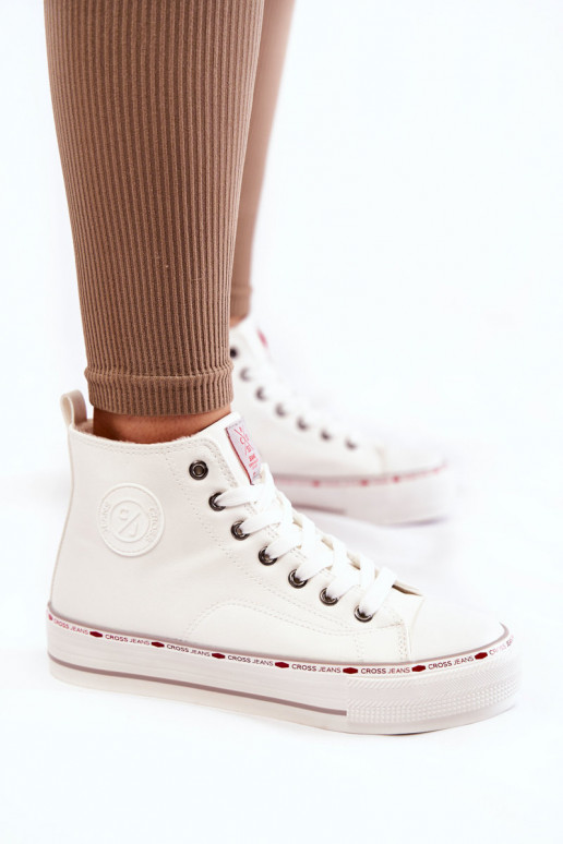 Zapatos casual con suela Cross Jeans KK2R4044C color blanco