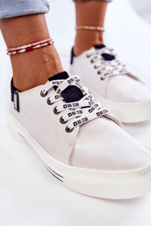 Zapatos Mujer Memory Foam System Big Star KK276002 color blanco