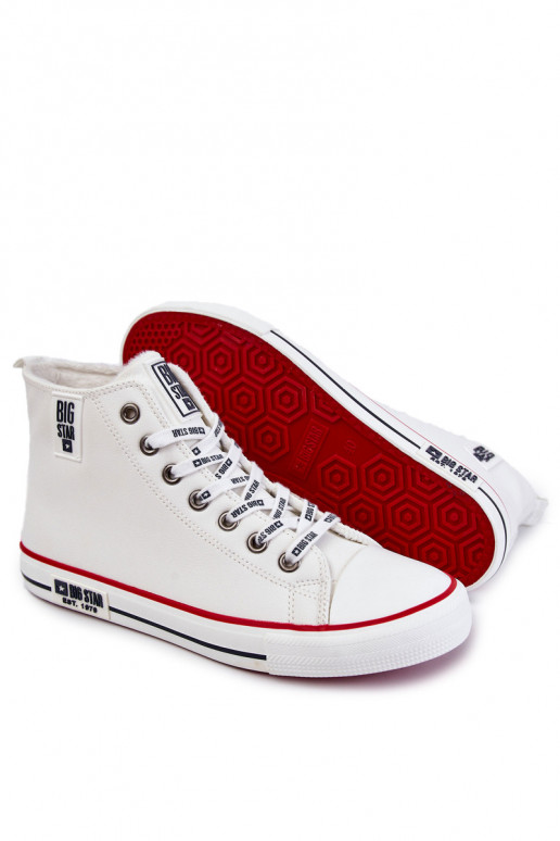 zapatos de ocio calentados Big Star KK174345 color blanco