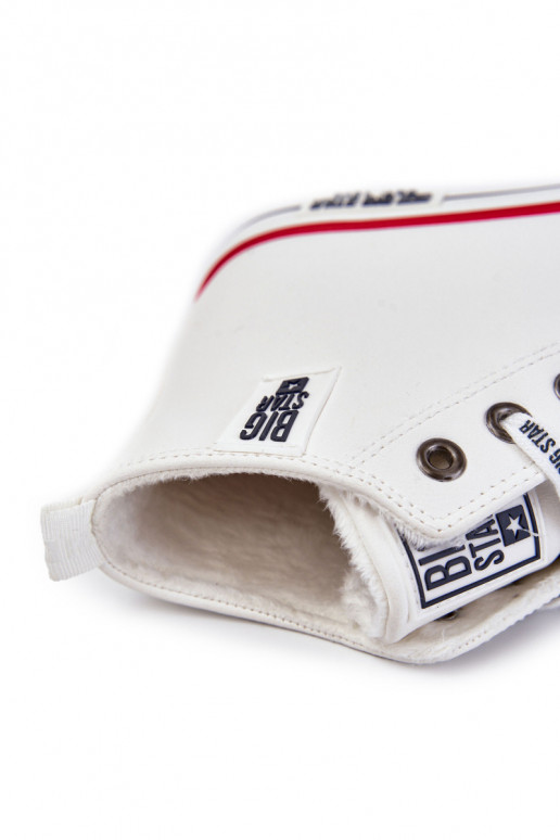 zapatos de ocio calentados Big Star KK174345 color blanco