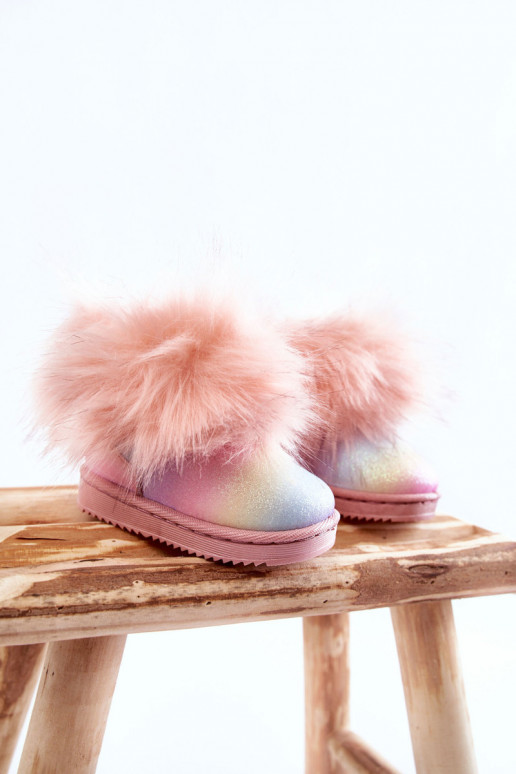 Botas de nieve infantiles con pelo en varios colores Ariana