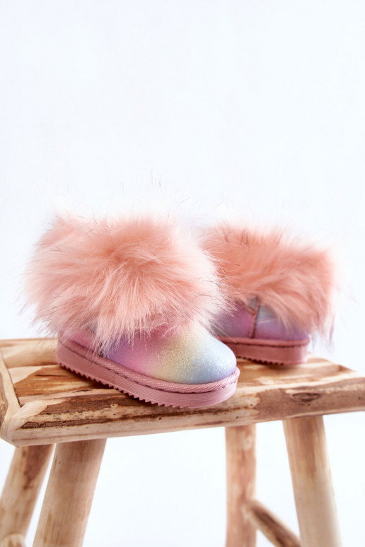 Botas de nieve infantiles con pelo en varios colores Ariana