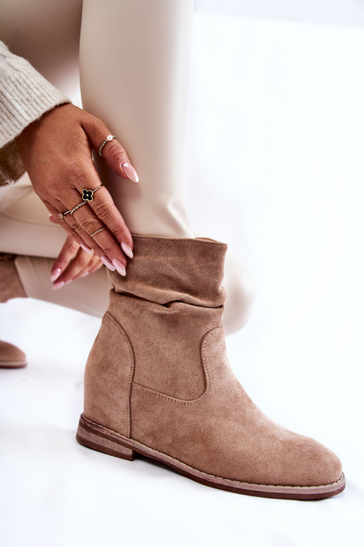 Botas de ante beige Finney