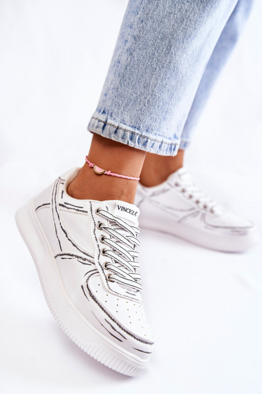 zapatillas deportivas en color blanco Solveig