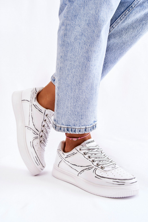 zapatillas deportivas en color blanco Solveig