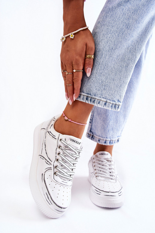 zapatillas deportivas en color blanco Solveig